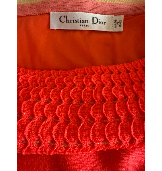 Платье • Christian Dior • Коралловый