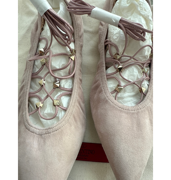 Балетки • Valentino Garavani • Розовый