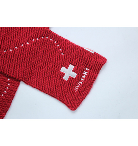 Шарф • Swiss Ski • Красный