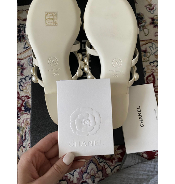 Сандалии • Chanel • Белый