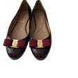 Балетки • Salvatore Ferragamo • Бордовый