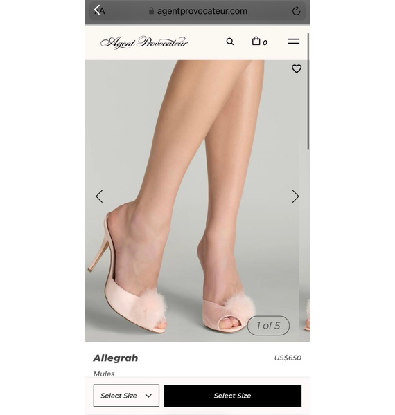 Мюли • Agent Provocateur • Розовый