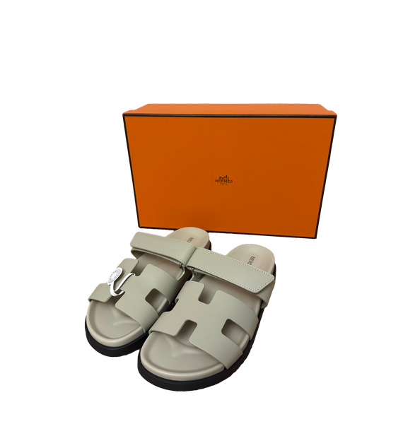 Шлепанцы • Hermès • Бежевый