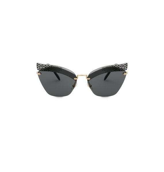 Солнцезащитные очки • Miu Miu • Черный