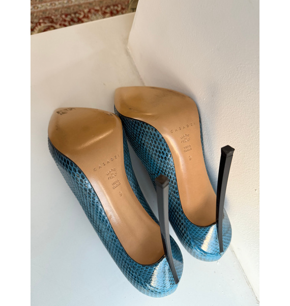 Туфли • Casadei • Бирюзовый