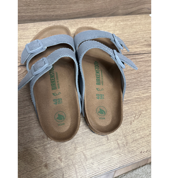 Шлепки • Birkenstock • Серый