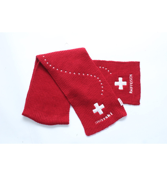 Шарф • Swiss Ski • Красный