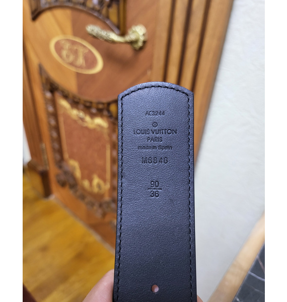 Ремень • Louis Vuitton • Тёмно-серый
