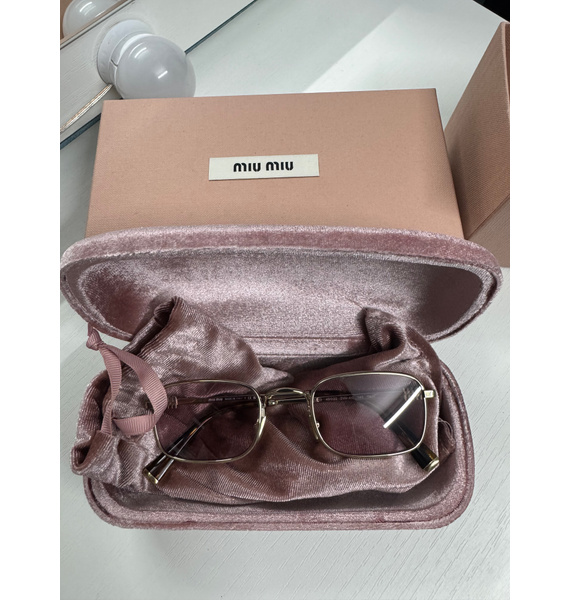 Очки • Miu Miu Eyewear • Розовый