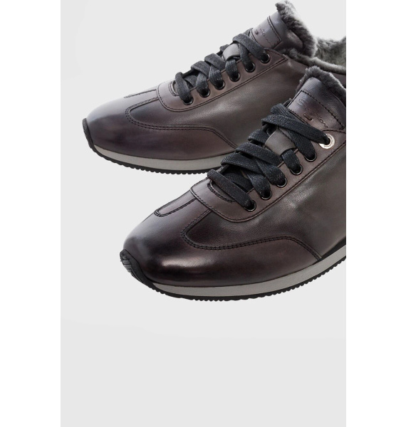 Кроссовки • Santoni • Тёмно-серый