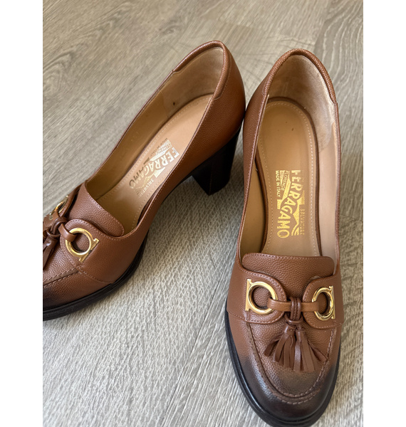 Лоферы • Salvatore Ferragamo • Коричневый