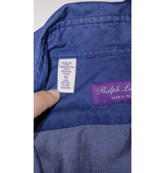 Рубашка • Ralph Lauren Purple Label • Синий