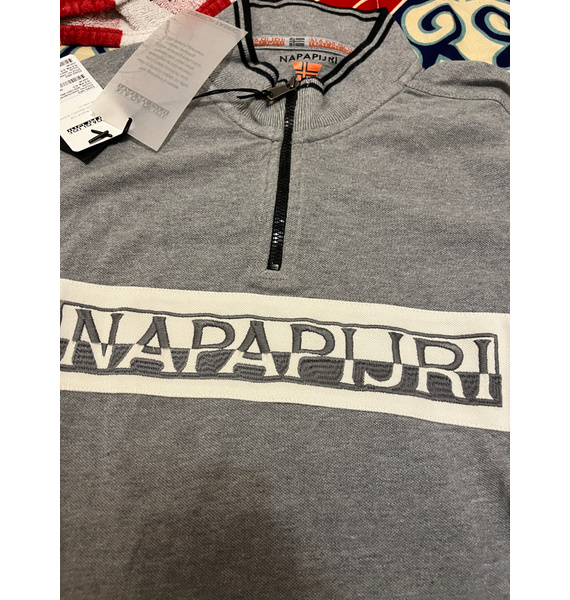 Поло • Napapijri • Серый