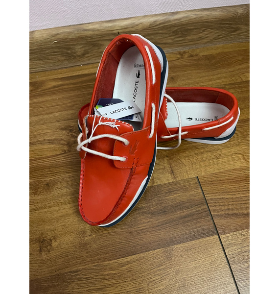Лоферы • Lacoste • Красный