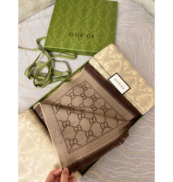 Палантин • Gucci • Коричневый