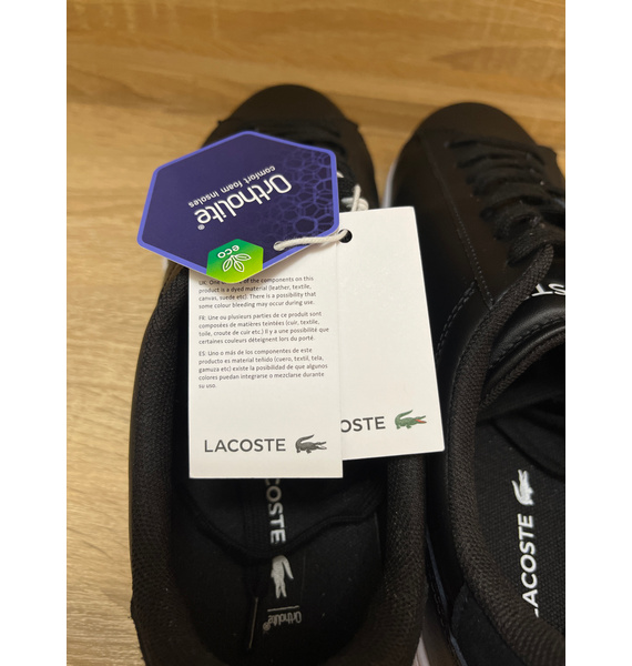 Кроссовки • Lacoste • Черный