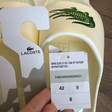 Шлепанцы • Lacoste • Белый