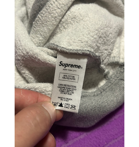 Худи • Supreme • Серый