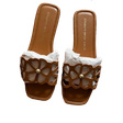 Шлепанцы • Stuart Weitzman • Коричневый