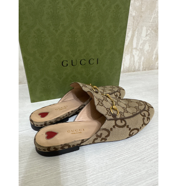 Мюли • Gucci • Коричневый