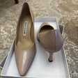 Туфли • Manolo Blahnik • Бежевый