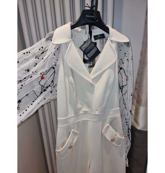 Комбинезон • Elisabetta Franchi • Молочный