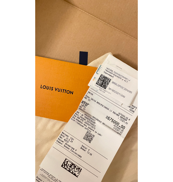 Кроссовки • Louis Vuitton • Коричневый