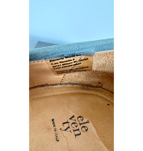 Лоферы • Eleventy • Голубой