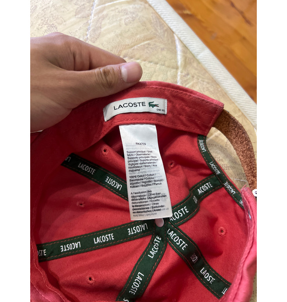 Кепка • Lacoste • Розовый