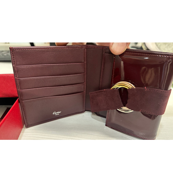 Кошелек • Cartier • Бордовый