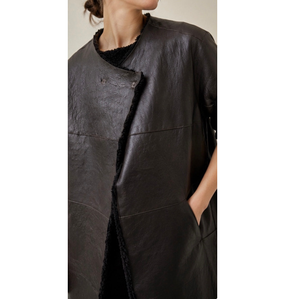 Жилет • Vera Wang • Коричневый
