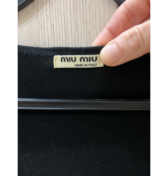 Кардиган • Miu Miu • Черный