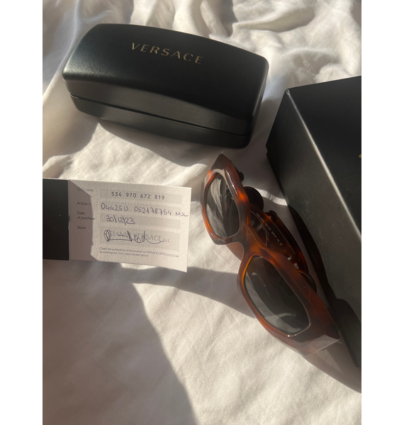 Солнцезащитные очки • Versace • Коричневый