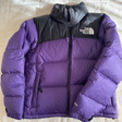 Пуховик • The North Face • Фиолетовый
