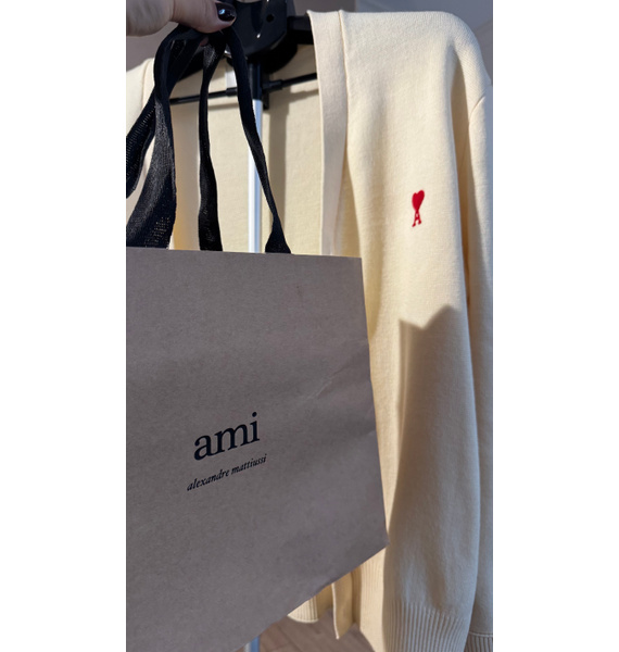 Кардиган • AMI Paris • Кремовый