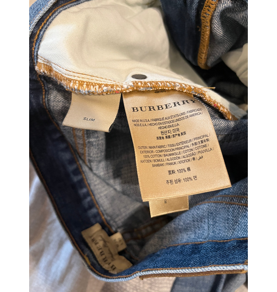 Джинсы • Burberry • Синий