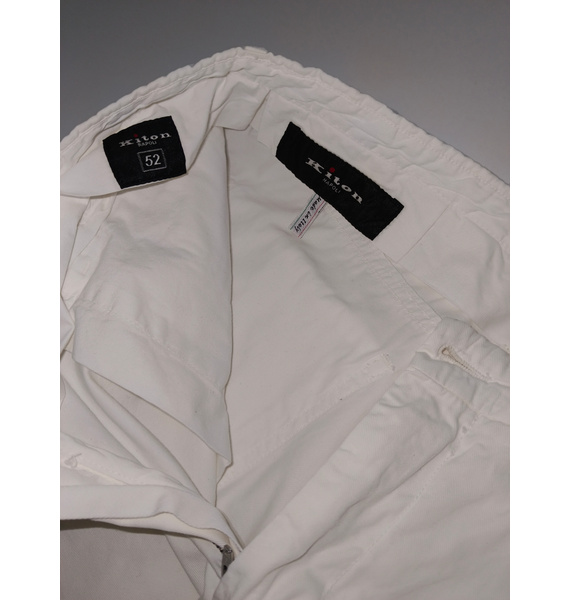 Брюки • Kiton • Белый
