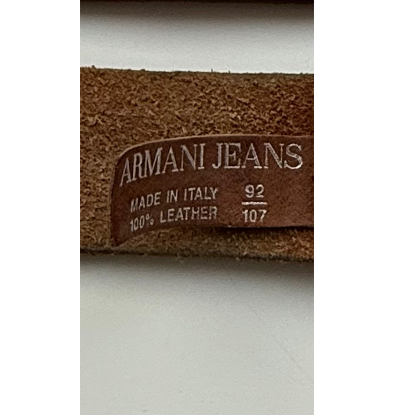Ремень • Armani Jeans • Коричневый