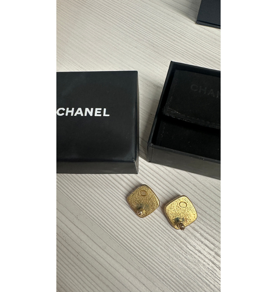 Серьги • Chanel • Красный