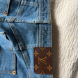 Джинсы • Louis Vuitton • Голубой