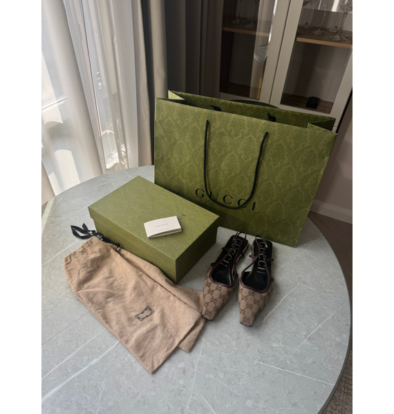 Мюли • Gucci • Коричневый