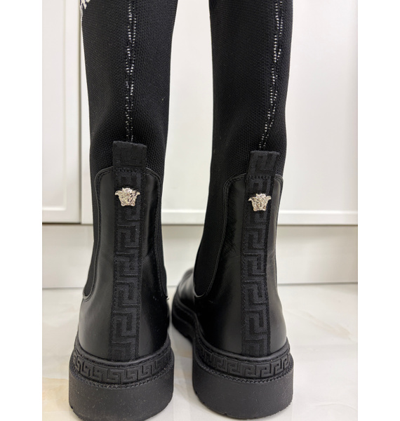 Сапоги • Versace • Черный