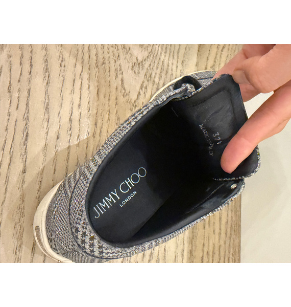 Кеды • Jimmy Choo • Серебряный