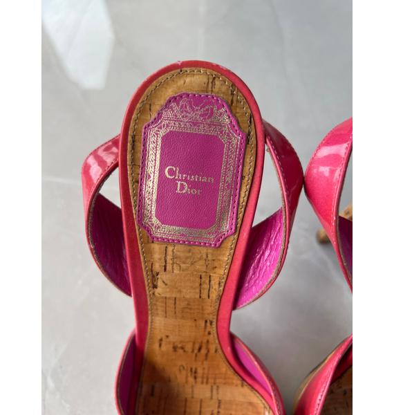 Босоножки • Christian Dior • Коралловый