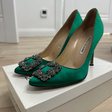 Туфли • Manolo Blahnik • Зеленый
