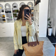Сумка • Longchamp • Бежевый