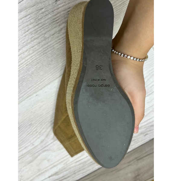 Эспадрильи • Sergio Rossi • Коричневый