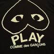 Футболка • Comme Des Garçons Play • Черный