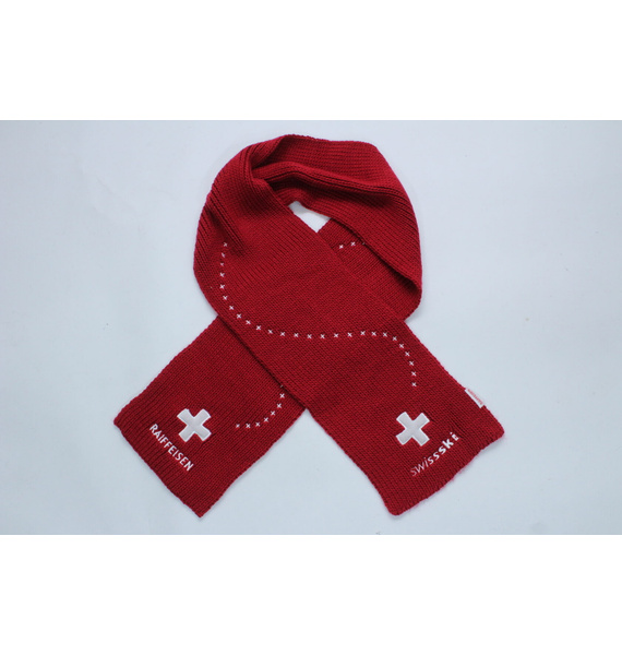 Шарф • Swiss Ski • Красный