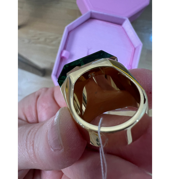 Кольцо • Swarovski • Зеленый